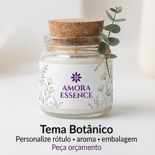 30 Mini Velas Aromática Personalizada Presente | Lembranças Afetivas