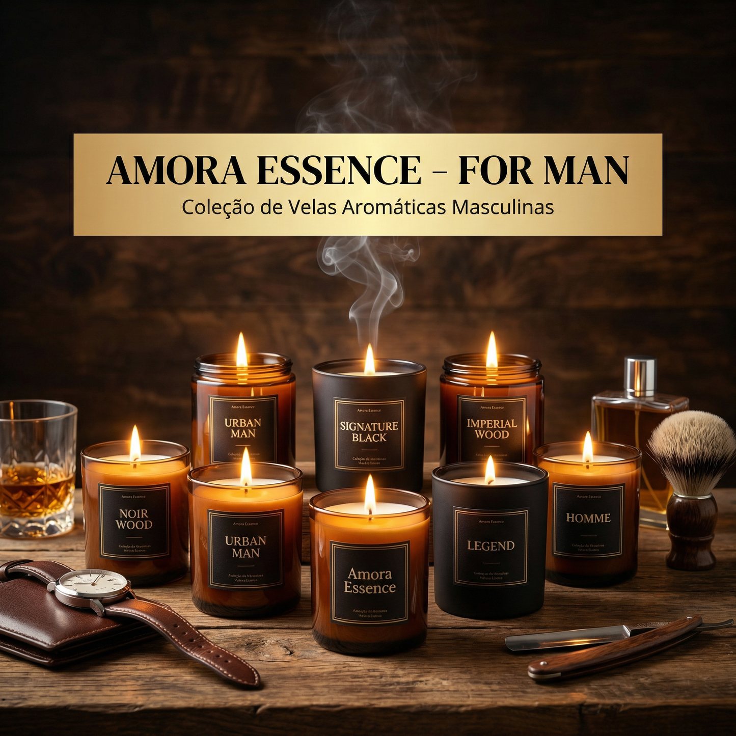 Coleção Noir Legacy – Linha Masculina