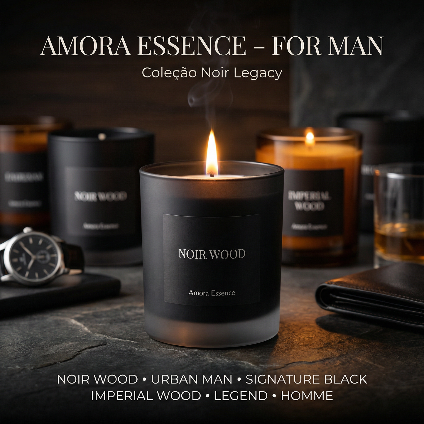 Coleção Noir Legacy – Linha Masculina