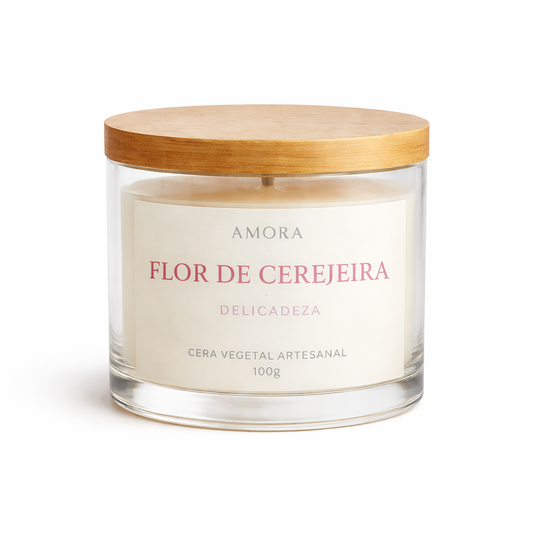 Vela Aromática Flor de Cerejeira 100g