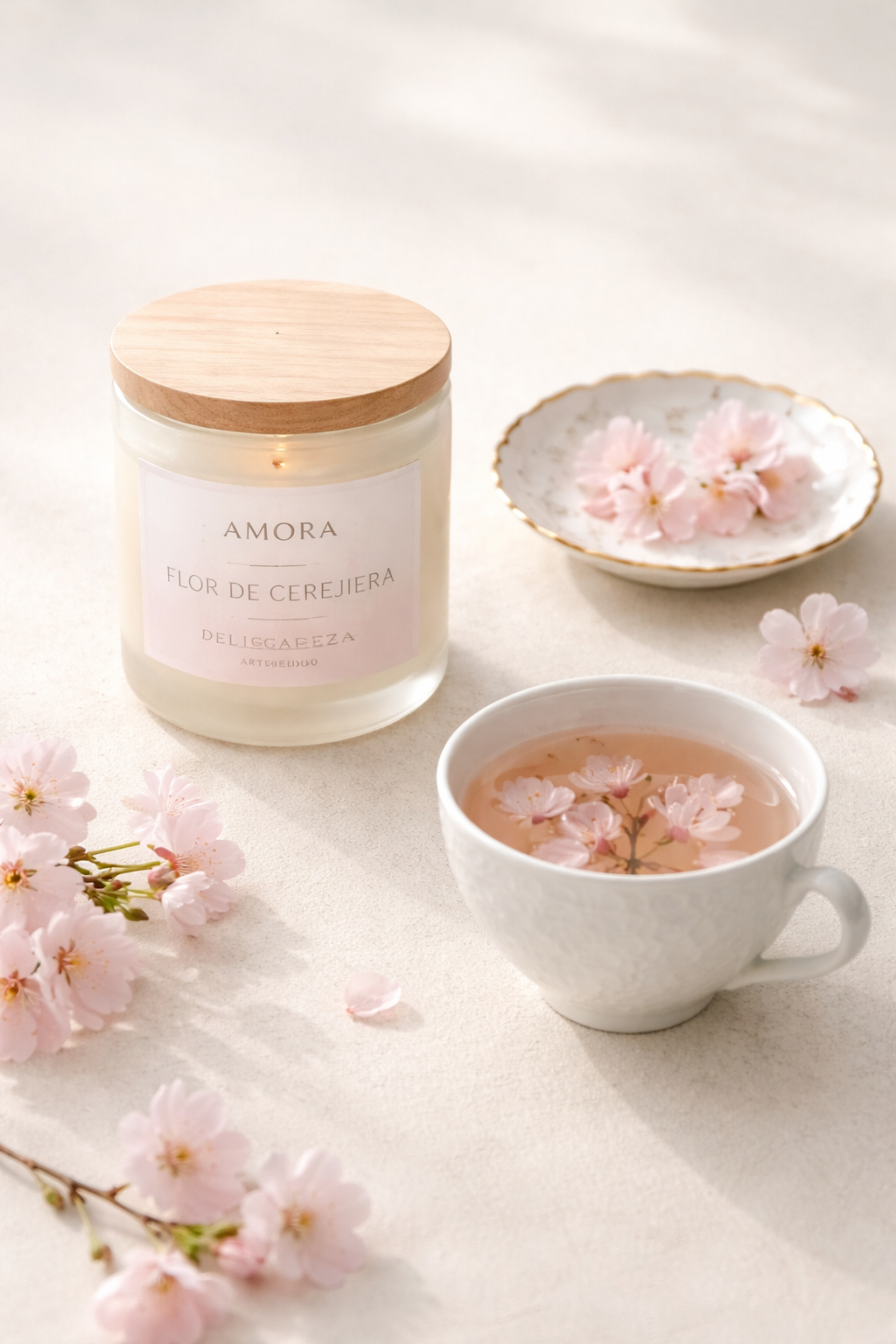 Vela Aromática Flor de Cerejeira 100g