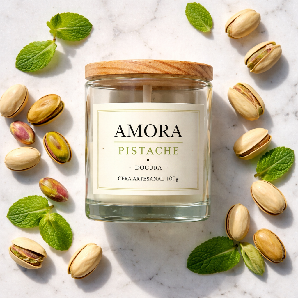 Vela Aromática Pistache 100g