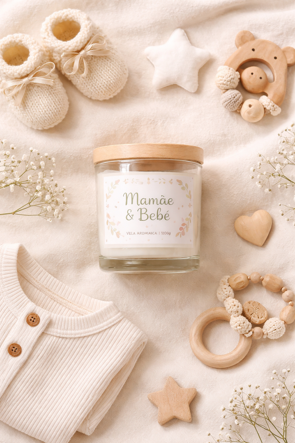 Vela Aromática Mamãe & Bebê 100g