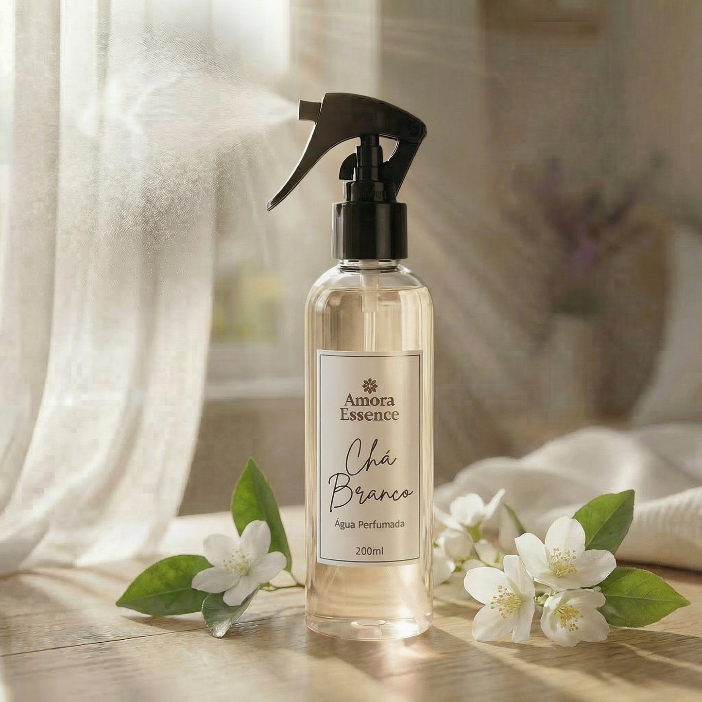 Água Perfumada Para Tecidos e Lençóis 200ml