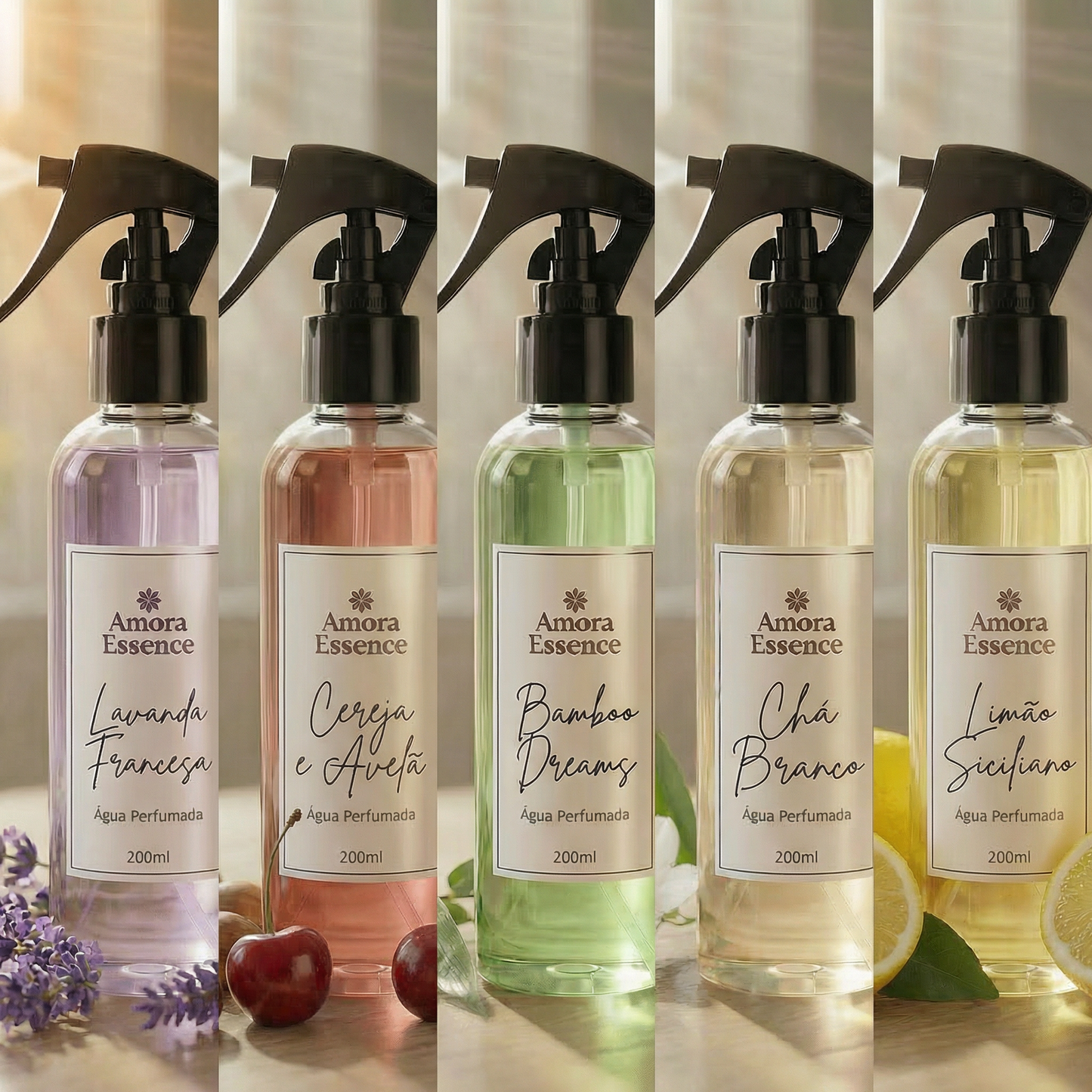 Água Perfumada Para Tecidos e Lençóis 200ml