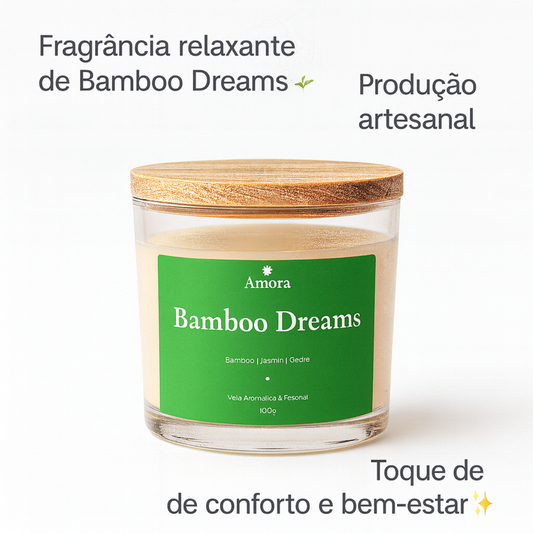 Vela Bamboo Dreams | 30 horas (Tranquilidade)