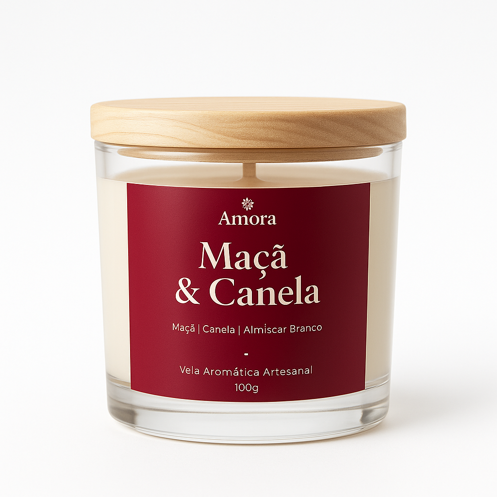 Vela Cereja e Avelã | 30 horas (Sensualidade)