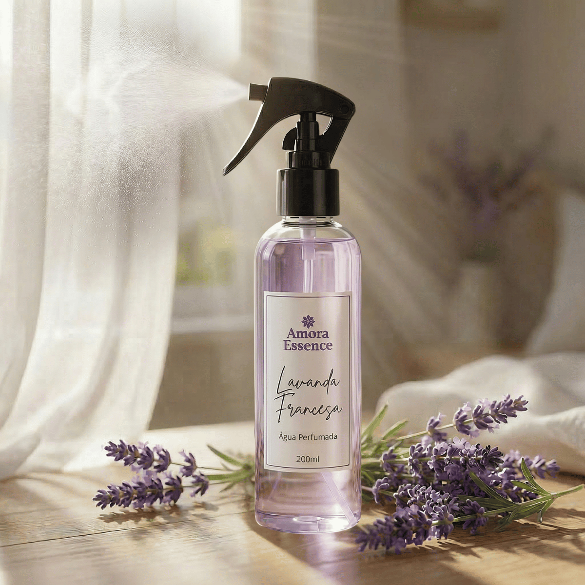Água Perfumada Para Tecidos e Lençóis 200ml
